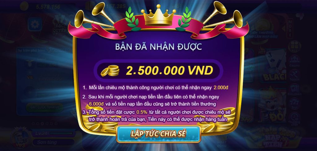 Chia Sẻ Tại V99Game: Nhận Thưởng Không Giới Hạn! - v99club